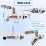 Replacement Stainless Steel Spigot for Berkey Big, Travel, Royal Gravity-fed Water Filter System, and other Gravity Filter Tank (Stainless Steel Spigot)