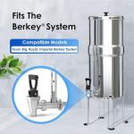 Waterdrop Sight Glass Spigot, Replacement for The Berkey® Gravity-Fed Water Filtration System, Clear View Water Level with Red Floating Ball, Durable Metal Material