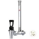 Sight Glass Spigot for Berkey Water Filter Gravity-Fed System,10"Inside Brass Sight Glass Clear View Water Level View Stainless Steel Spigot for Berkey&Waterdrop Alexapure Purewell Gravity Filter Tank