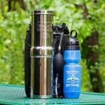 Go Water Filter Kit with 1 Qt. Berkey Gravity Fed Water Filter System, Sport Bottle and Black Primer