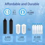 Renami Gravity Water Filter Replacement for Berkey® BB9-2® Black Filters & PF-2® Fluoride Filters, Compatible with Berkey® Gravity Water Filter System, Combo Pack