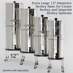 Large Berkey Base Stainless Steel Stand Raises Your Royal Berkey Water Filter System 6" Above Countertop for Easier Dispensing of Filtered Water