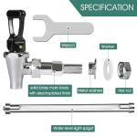 Sight Glass Spigot for Berkey Water Filter Gravity-Fed System,10"Inside Brass Sight Glass Clear View Water Level View Stainless Steel Spigot for Berkey&Waterdrop Alexapure Purewell Gravity Filter Tank