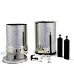 Crown Berkey Gravity-Fed Water Filter System 6 Gallon with 2 Black Berkey Elements, 2 PF-2 Fluoride and Arsenic Reduction Elements