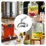 Beverage Dispenser Replacement Spigot, Stainless Steel Water Dispenser Replacement Faucet Compatible with Berkey Water Filter Systems & Other Gravity Filter Tank