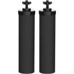 Nispira Premium Water Filter Black Element Cartridge Compatible with Berkey Countertop Water Purification System. Compared to Part BB9. 2 Filters