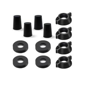 Replacement Kit for Berkey Water Filter System Elements - 4 Wing nuts, 4 Washers & 4 Silicone Blocking Plugs Compatible with Berkey Gravity Filtration System and Black Activated Carbon Water Filters