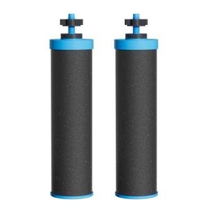 Waterdrop Alkaline Water Filter, Replacement for Berkey® BB9-2® Black Filters and Berkey® Gravity Water Filter System, Up to PH 9.2 (Pack of 2)