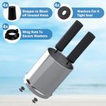 Replacement Kit for Berkey® Water Filter System Elements - 4 wing nut, 4 Washers & 4 water filter hole plugs Compatible with Berkey® Gravity Water Filter System and Black Activated Carbon Filters
