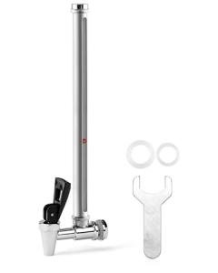 10 inch Stainless Steel Sight Glass Spigot Compatible with Be-rkey Gravity Water Filtration System Sight Glass Clear View Spigot for The Travel, Big, Royal and Other Brand by Fetechmate