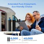 Waterdrop Alkaline Water Filter, Replacement for Berkey® BB9-2® Black Filters and Berkey® Gravity Water Filter System, Up to PH 9.2 (Pack of 2)