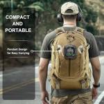 Portable Carbon Monoxide Detector, Mini 3-in-1 CO Detector for Travel & Camping, Camping Carbon Monoxide Detector for RV Car