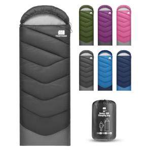 Sleeping Bags for Adults Cold Weather - Portable, Waterproof, Lightweight Sleeping Bag for Tall Girls Boys with Compression Sack, for Warm Camping, Hiking, Travel, Outdoor& Indoor