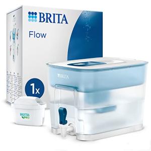 BRITA Flow XXL Water Filter Tank (8.2L) incl. 1x MAXTRA PRO Pure Performance cartridge - fridge-fitting dispenser for families and offices - now in sustainable Smart Box packaging