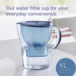 BRITA Marella XL Water Filter Jug Blue (3.5L) incl. 1x MAXTRA PRO Pure Performance cartridge - large-volume jug with digital LTI and Flip-Lid - now in sustainable Smart Box packaging