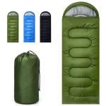 Sleeping Bags for Adult and Kids - Ultralight 3 Season Sleeping Bag for Cold Weather, Compact Backpacking Camping Sleeping Bag for Girls Boys, Lightweight Sleeping Bags for Outdoor Camping (Green)