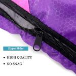 Backpack Sleeping Bag for Adults - Lightweight, Waterproof, Comfortable for Spring, Summer, Autumn - Hiking, Travel, Camping (Purple Pink, Single-74.8 * 29.5in)