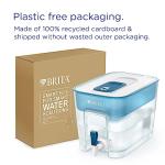 BRITA Flow XXL Water Filter Tank (8.2L) incl. 1x MAXTRA PRO Pure Performance cartridge - fridge-fitting dispenser for families and offices - now in sustainable Smart Box packaging