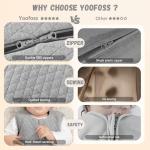 Yoofoss Baby Sleeping Bag 2.5 Tog - 6-12 Months Winter Sleeping Bag Baby 100% Organic Cotton Sleep Sack for Newbron Infant Toddler Quilted Warm Soft