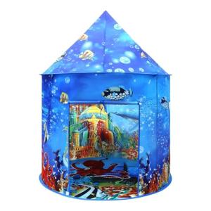 Ocean World Play Tent - Under the Sea Adventure Pop-Up Tent for Kids, Indoor Playhouse for Boys & Girls