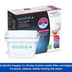 Aqua Optima EPS612 Evolve plus 30 Day Water Filter Cartridge, 6 Pack (6 Months Supply), Old Version