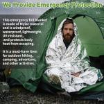 MOXYOY Emergency Blankets, Survival Foil Thermal Blanket 210×130 cm, Foil Mylar Thermal Blankets for Outdoors, Camping, Hiking (Silver Pack of 6)