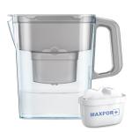 AQUAPHOR Water Filter Jug Compact with 1 X Maxfor+ Filter - 2.4L Capacity - Grey
