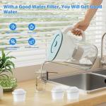 BREAUILL Water Filter Cartridges, Replacement for Brita Maxtra Pro All-in-1, Maxtra+ Plus, Water Filter Compatible with Brita Marella Jug Kettle, Reduce Impurities & Odor, Get Clean Water (6PCS)