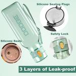 Sports Water Bottle 700ml, Leakproof and BPA Free Drinks Bottle, Gym Water Bottle, Waterbottle for Travel Picnic Camping Hiking (Green)