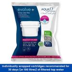 Aqua Optima EPS612 Evolve plus 30 Day Water Filter Cartridge, 6 Pack (6 Months Supply), Old Version