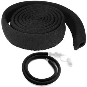 RALSPEC Hydration Pack Insulated Neoprene Tube Cover Thermal Hose Sleeve Fits Camelbak Platypus Osprey Protection (Black)