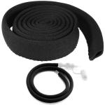 RALSPEC Hydration Pack Insulated Neoprene Tube Cover Thermal Hose Sleeve Fits Camelbak Platypus Osprey Protection (Black)