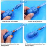 Bubuxy Hydration Bladder 2 L 3L, Upgraded Leak-Proof Water Bladder 3litre 2litre, Water Reservoir for Outdoor Hiking Camping Running Cycling (Blue 2litre)