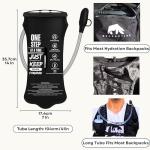 Bearactive Hydration Bladder, Water Bladder 2L for Running Backpack with BPA-Free TPU, Hydration Pack, Leak-Proof Water Pouch, No Plastic Smell – Hiking, Running, Cycling & Camping (Black, 2 Litre)