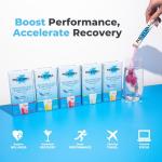 Revival Rapid Rehydration Electrolytes Powder - High Strength Vitamin C, B1, B3, B5, B12 Supplement Sachet Drink, Effervescent Electrolyte Hydration Tablets - 12 Pack Assorted Flavours