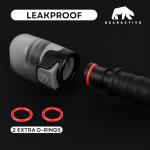 Bearactive Hydration Bladder, Water Bladder 2L for Running Backpack with BPA-Free TPU, Hydration Pack, Leak-Proof Water Pouch, No Plastic Smell – Hiking, Running, Cycling & Camping (Black, 2 Litre)