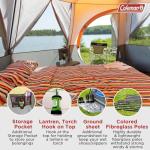 Coleman Unisex 8 Man Tent, Orange, 6 to 8 person