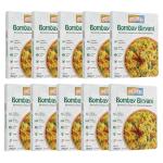 Ashoka Heat to Eat Bombay Biryani 280g x 10 | Ready to eat authentic India Biryani | Vibrant & Flavourful | 100% Vegetarian | No additives or preservatives | Kosher | Gluten-free
