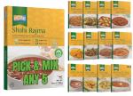 Ashoka Ready to Eat Meals – Pick & Mix Any | Authentic Curry & Veg Dishes | Instant Heat & Eat Food Pouches (Pack of 5)