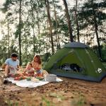 Night Cat Camping Tent for 1 2 Person Man Waterproof Backpacking Tents Easy Setup Lightweight for Hiking Backyard