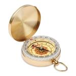 Compass for Camping Gear, Hiking & Navigation, Waterproof Metal Housing with Luminous Dial and Spirit Level, Survival Equipment for Outdoor Adventures