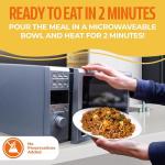 Ashoka Heat to Eat Bombay Biryani 280g x 10 | Ready to eat authentic India Biryani | Vibrant & Flavourful | 100% Vegetarian | No additives or preservatives | Kosher | Gluten-free