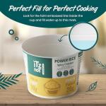 iTz noT Instant Power Protein Rice Pot– Chicken-Style Flavour with Veggies, High Protein(20g) & High Fibre(10g) | Low Carb Vegan Meal | High Protein Ready Meal Pot | Gluten-Free, 110g(Pack of 6)