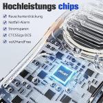 JUCJET Walkie Talkies, 88E Upgraded PMR446 Walkie Talkie, Two-Way Radio Rechargeable Walkie Ttalkie, With Original Earpieces, Reliable Long Range 2-Way Radios, Professional & Easy To Use (2 Pack)