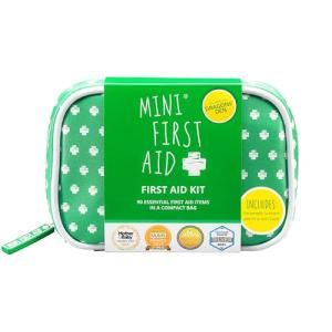 Mini First Aid Kit - 90 Items Kids First Aid Kit Includes Plasters, Bandages, Scissors, Tweezers & Burn Gel – for Car, Home, Office, Travel & Camping - Ideal for Babies & Kids – As Seen on Dragons Den