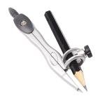 Rpanle Professional Compass, Reusable Metal Compass for Home Schooling Maths Learning