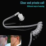 Retevis Surveillance Earpiece 2 Pin Security Headset Covert Acoustic Tube Compatible with Motorola CP040 DP1400 GP68 GP88 GP300 CT150 Pro1150 HYT TC-500 TC-600 Hyera 2 Way Radio (2 pcs)