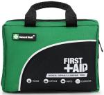 General Medi 160 Piece Compact First Aid Kit Bag - Including Cold (Ice) Pack, Emergency Blanket, Moleskin Pad,Perfect for Travel, Home, Office, Car, Camping, Workplace (Green)