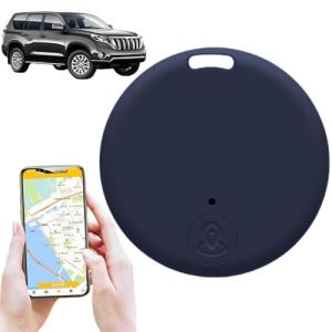 GPS Tracker,Mini GPS Tracker for Vehicles,Car Tracker Real Time Locator,Portable GP-S Trac-ker for Pets,G-PS Trac-ker No Subscription,Anti-Lost Tra-cker Devices Cars,Pets,Wallet,Blue