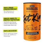 KatKin Chicken Nibbles (50g Tube): 100% Breast Freeze-Dried Cat Treats – Delicious Fresh Chicken; Freeze-Dried to Protect Nutrition; Made in the UK for Cats and Kittens
